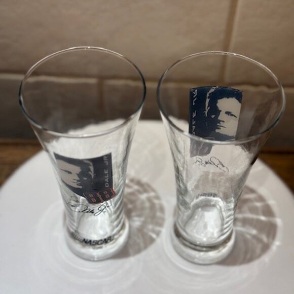 Nascar 88 Dale Jr Beer Glasses with Dale Earnhardt Jr face set of 2 - Picture 5 of 6